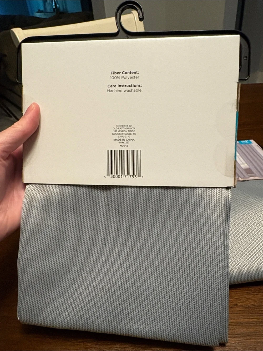 NWT - Set of 2 Comfort Bay room darkening curtain panels - 84” x 38” -gray